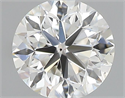 Natural Diamond 0.40 Carats, Round with Very Good Cut, G Color, SI1 Clarity and Certified by GIA