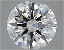 Natural Diamond 2.03 Carats, Round with Excellent Cut, H Color, SI1 Clarity and Certified by GIA