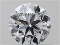 Natural Diamond 0.40 Carats, Round with Very Good Cut, F Color, SI1 Clarity and Certified by GIA