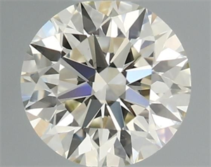 Picture of Natural Diamond 0.41 Carats, Round with Excellent Cut, I Color, VS1 Clarity and Certified by IGI