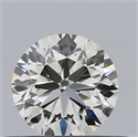 Natural Diamond 0.40 Carats, Round with Very Good Cut, K Color, VS1 Clarity and Certified by GIA