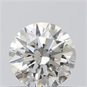 Natural Diamond 0.40 Carats, Round with Excellent Cut, I Color, SI1 Clarity and Certified by GIA