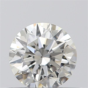 Picture of Natural Diamond 0.40 Carats, Round with Excellent Cut, I Color, SI1 Clarity and Certified by GIA