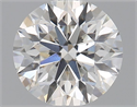 Natural Diamond 0.40 Carats, Round with Very Good Cut, H Color, SI1 Clarity and Certified by GIA