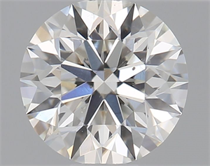 Picture of Natural Diamond 0.40 Carats, Round with Very Good Cut, H Color, SI1 Clarity and Certified by GIA