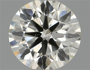 Picture of Natural Diamond 0.50 Carats, Round with Excellent Cut, J Color, SI2 Clarity and Certified by IGI