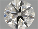 Natural Diamond 0.41 Carats, Round with Excellent Cut, I Color, VS2 Clarity and Certified by IGI