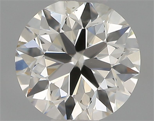 Picture of Natural Diamond 0.41 Carats, Round with Excellent Cut, I Color, VS2 Clarity and Certified by IGI