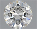 Natural Diamond 0.50 Carats, Round with Excellent Cut, J Color, VS2 Clarity and Certified by GIA