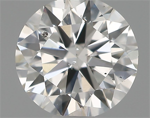 Picture of Natural Diamond 0.50 Carats, Round with Excellent Cut, E Color, SI1 Clarity and Certified by IGI