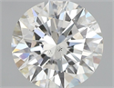 Natural Diamond 0.50 Carats, Round with Excellent Cut, G Color, SI2 Clarity and Certified by GIA