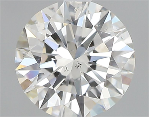 Picture of Natural Diamond 0.50 Carats, Round with Excellent Cut, G Color, SI2 Clarity and Certified by GIA