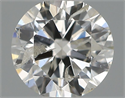 Natural Diamond 0.40 Carats, Round with Excellent Cut, G Color, I1 Clarity and Certified by IGI