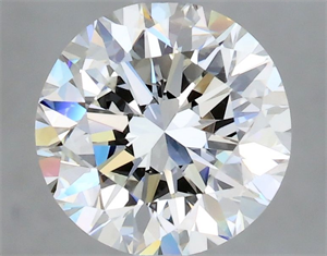 Picture of Natural Diamond 2.00 Carats, Round with Very Good Cut, I Color, VVS2 Clarity and Certified by GIA