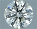 Natural Diamond 3.02 Carats, Round with Excellent Cut, J Color, VS1 Clarity and Certified by IGI