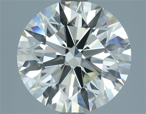 Picture of Natural Diamond 3.02 Carats, Round with Excellent Cut, J Color, VS1 Clarity and Certified by IGI