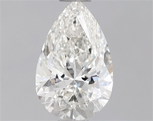 Picture of Natural Diamond 0.71 Carats, Pear with  Cut, G Color, SI1 Clarity and Certified by IGI