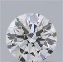 Natural Diamond 0.52 Carats, Round with Excellent Cut, G Color, SI2 Clarity and Certified by GIA