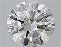 Natural Diamond 3.01 Carats, Round with Excellent Cut, H Color, SI1 Clarity and Certified by GIA