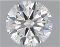 Natural Diamond 0.40 Carats, Round with Excellent Cut, F Color, VS2 Clarity and Certified by GIA