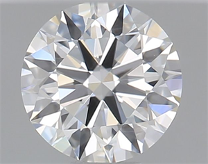 Picture of Natural Diamond 0.40 Carats, Round with Excellent Cut, F Color, VS2 Clarity and Certified by GIA