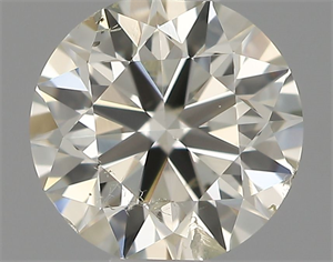 Picture of Natural Diamond 0.50 Carats, Round with Excellent Cut, J Color, SI2 Clarity and Certified by IGI