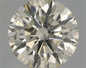 Picture of Natural Diamond 0.54 Carats, Round with Excellent Cut, I Color, I1 Clarity and Certified by IGI