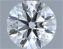 Natural Diamond 1.45 Carats, Round with Excellent Cut, G Color, VVS2 Clarity and Certified by IGI