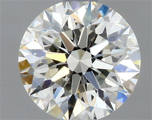 Picture of Natural Diamond 0.43 Carats, Round with Excellent Cut, J Color, VVS2 Clarity and Certified by GIA