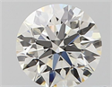 Natural Diamond 0.50 Carats, Round with Excellent Cut, J Color, VVS1 Clarity and Certified by GIA