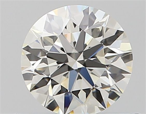 Picture of Natural Diamond 0.50 Carats, Round with Excellent Cut, J Color, VVS1 Clarity and Certified by GIA