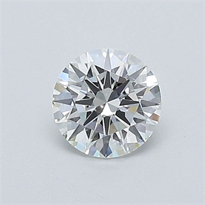 Picture of Natural Diamond 0.40 Carats, Round with Excellent Cut, I Color, VVS1 Clarity and Certified by GIA