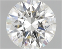 Natural Diamond 0.41 Carats, Round with Excellent Cut, H Color, VVS2 Clarity and Certified by GIA