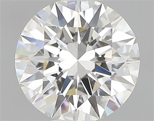 Picture of Natural Diamond 0.41 Carats, Round with Excellent Cut, H Color, VVS2 Clarity and Certified by GIA