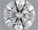 Natural Diamond 0.41 Carats, Round with Excellent Cut, H Color, SI1 Clarity and Certified by IGI