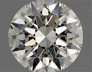 Picture of Natural Diamond 0.51 Carats, Round with Excellent Cut, K Color, VS1 Clarity and Certified by GIA