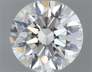 Picture of Natural Diamond 0.40 Carats, Round with Excellent Cut, J Color, VVS1 Clarity and Certified by GIA