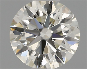 Picture of Natural Diamond 0.42 Carats, Round with Excellent Cut, H Color, VS2 Clarity and Certified by IGI