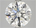 Natural Diamond 2.15 Carats, Round with Excellent Cut, I Color, SI1 Clarity and Certified by GIA