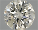 Natural Diamond 0.40 Carats, Round with Very Good Cut, K Color, I1 Clarity and Certified by IGI