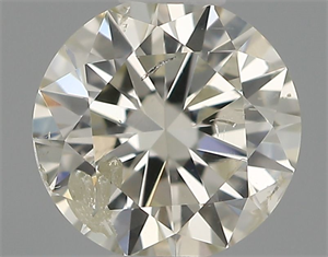 Picture of Natural Diamond 0.40 Carats, Round with Very Good Cut, K Color, I1 Clarity and Certified by IGI