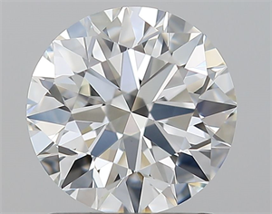 Picture of Natural Diamond 1.54 Carats, Round with Excellent Cut, H Color, VS1 Clarity and Certified by GIA