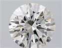 Natural Diamond 0.45 Carats, Round with Excellent Cut, I Color, IF Clarity and Certified by GIA