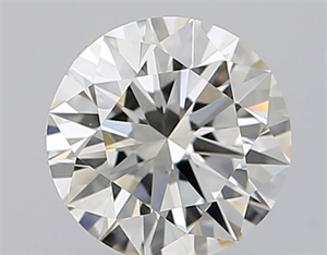 Picture of Natural Diamond 0.45 Carats, Round with Excellent Cut, I Color, IF Clarity and Certified by GIA