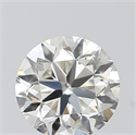 Natural Diamond 0.40 Carats, Round with Very Good Cut, J Color, VVS1 Clarity and Certified by GIA