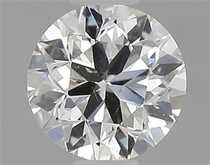 Picture of Natural Diamond 0.50 Carats, Round with Very Good Cut, I Color, SI1 Clarity and Certified by GIA