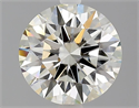 Natural Diamond 2.03 Carats, Round with Excellent Cut, K Color, VVS2 Clarity and Certified by GIA