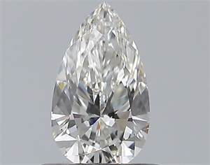 Picture of Natural Diamond 0.48 Carats, Pear with  Cut, F Color, SI1 Clarity and Certified by GIA