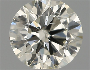 Picture of Natural Diamond 0.40 Carats, Round with Excellent Cut, K Color, SI2 Clarity and Certified by IGI