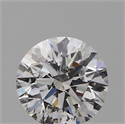 Natural Diamond 0.45 Carats, Round with Excellent Cut, D Color, I1 Clarity and Certified by GIA